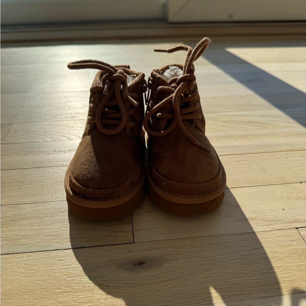 Cozy Brown Kids Boots